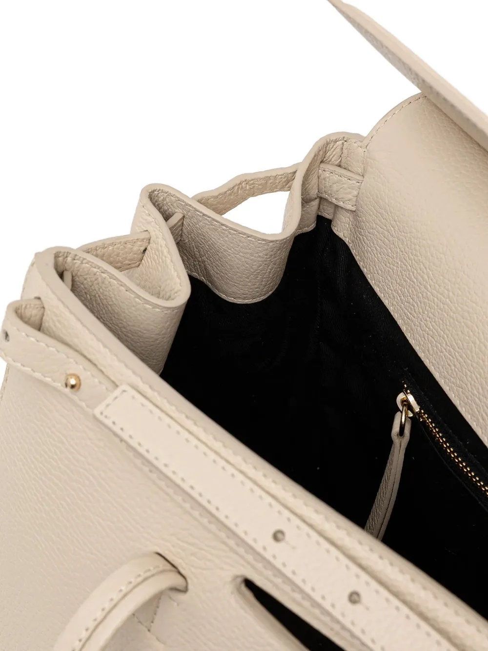 Liviana Conti Leather Tote Bag In Neutral