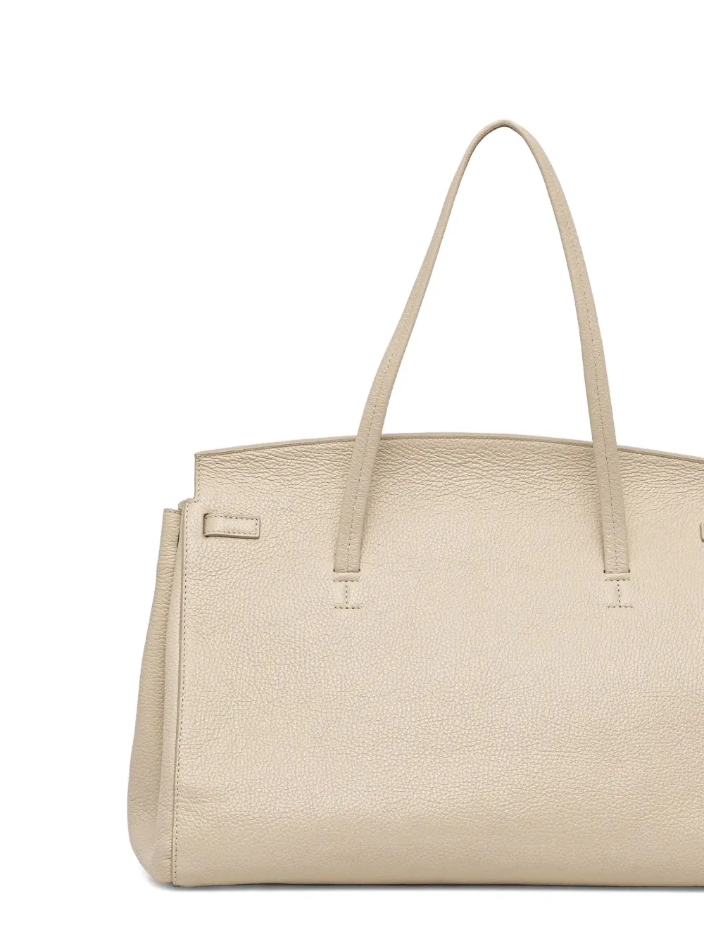 Liviana Conti Leather Tote Bag In Neutral