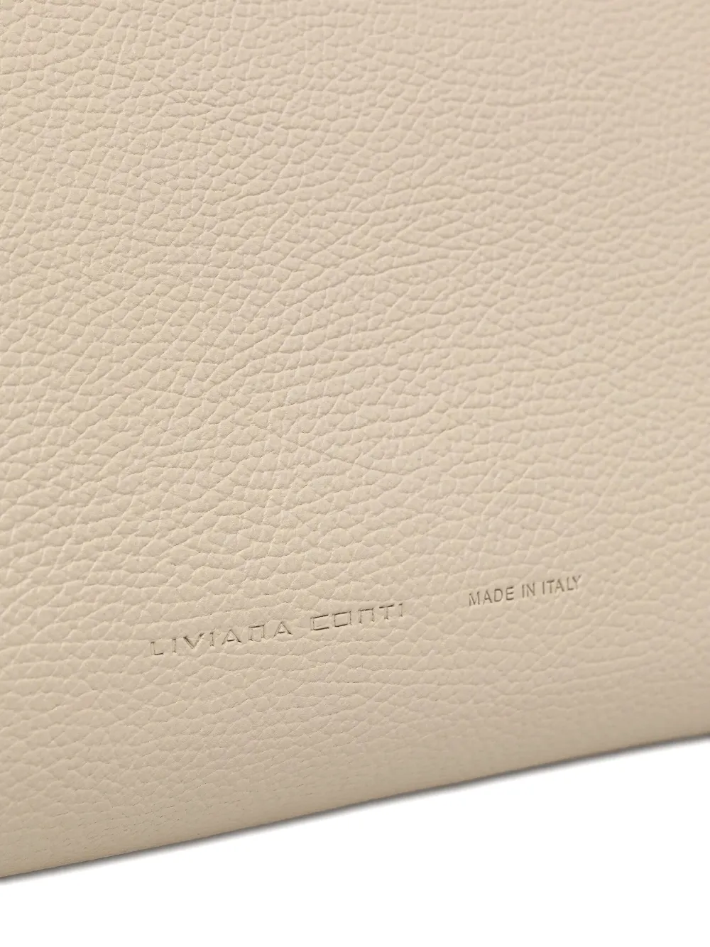 Liviana Conti Leather Tote Bag In Neutral