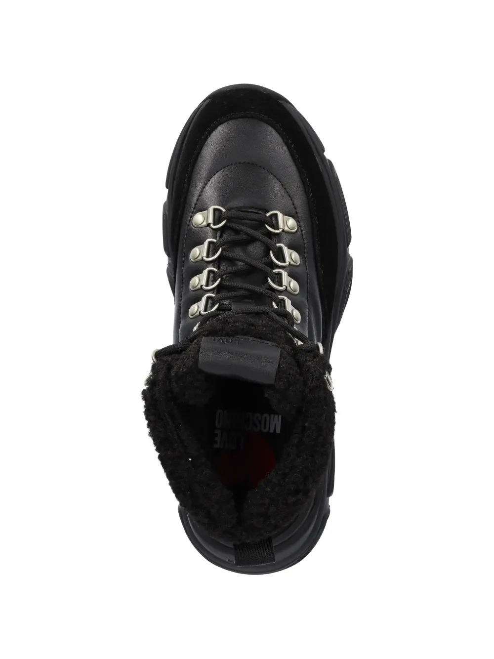 Love Moschino logo-detail boots Zwart