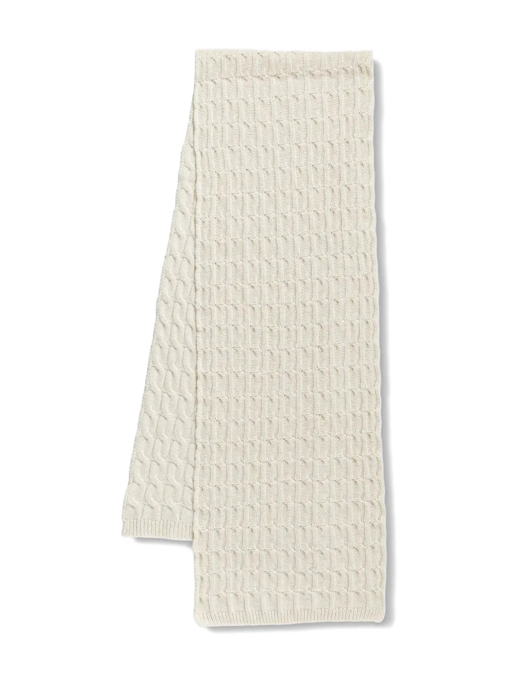 Liviana Conti Cable-knit Scarf In Neutral
