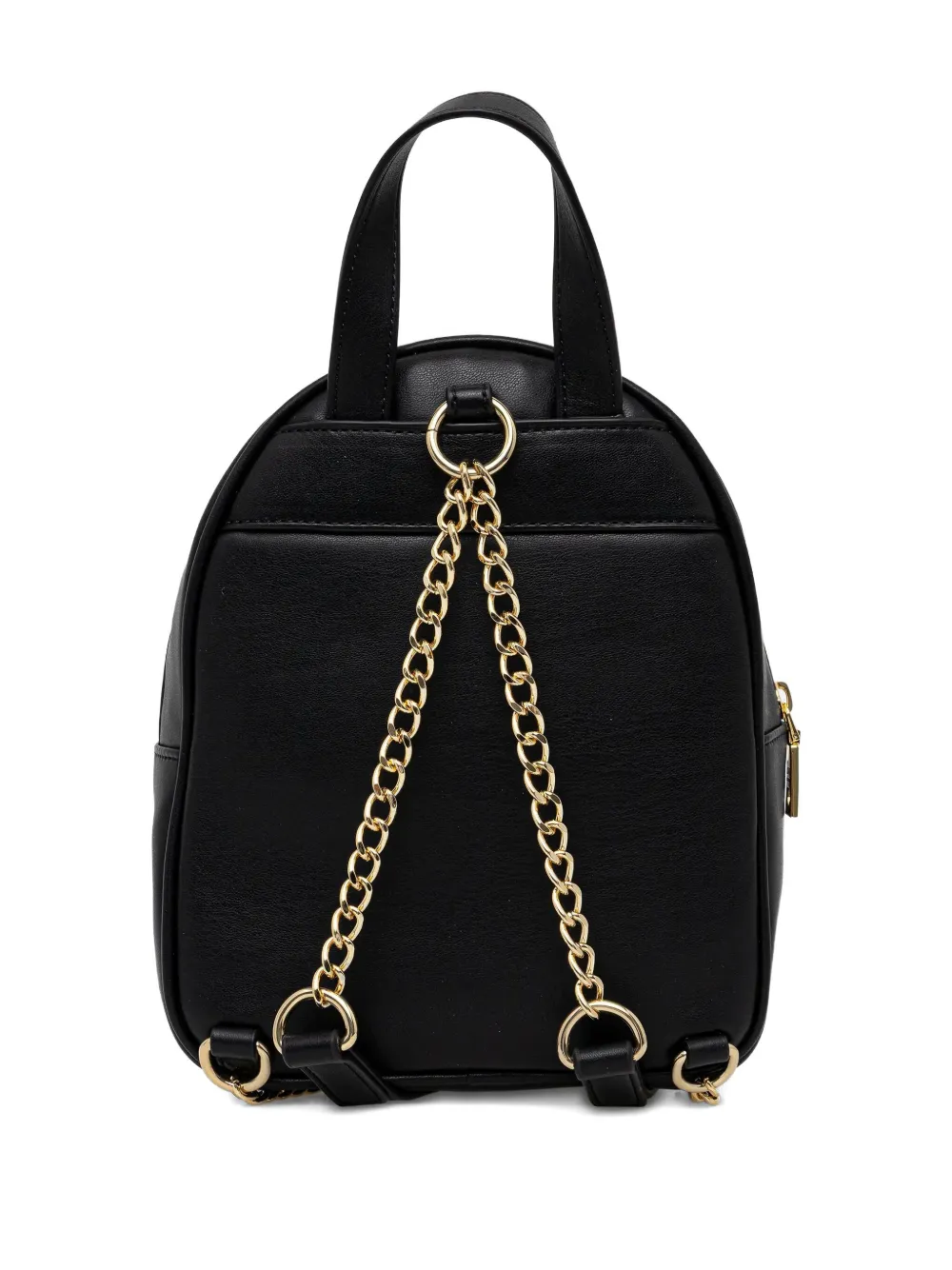 Love Moschino logo-plaque backpack - Zwart