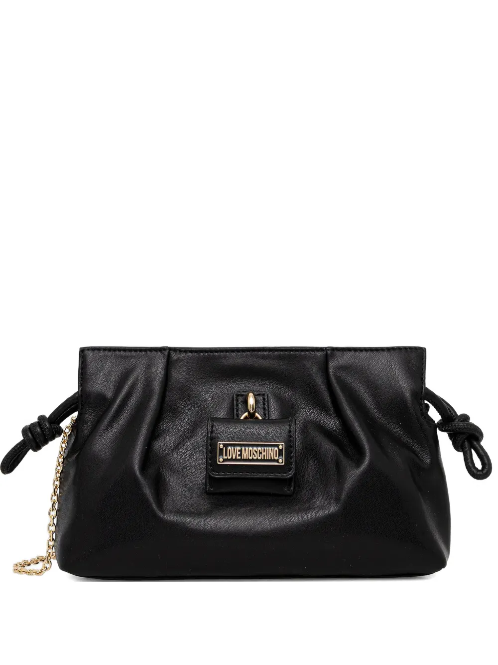 Love Moschino logo-detail shoulder bag - Nero