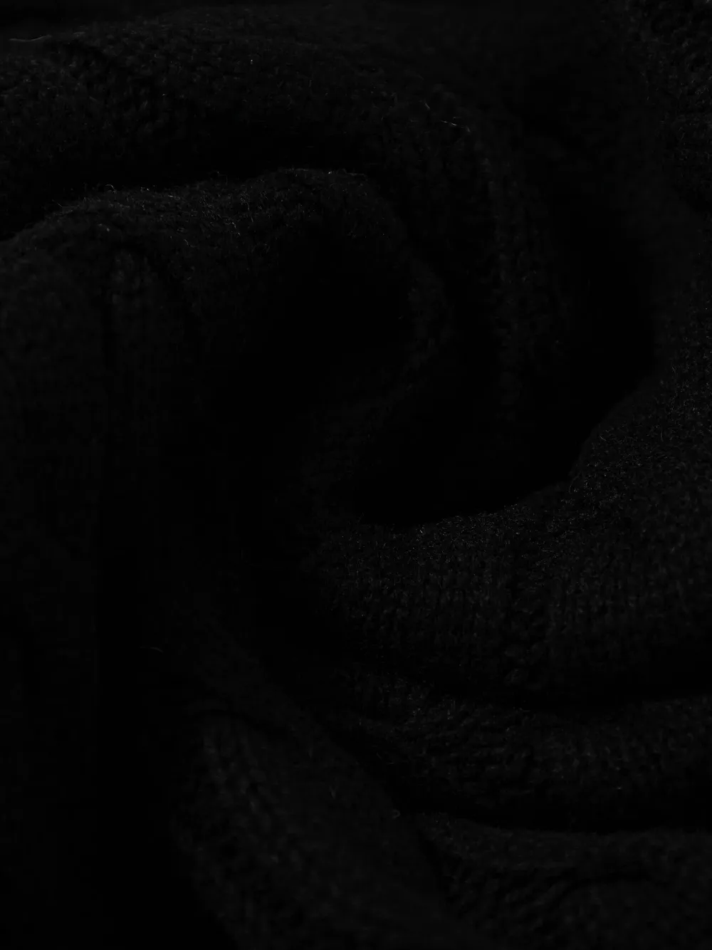 Liviana Conti Cable-knit Scarf In Black