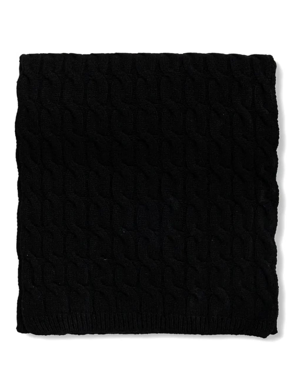 Liviana Conti Cable-knit Scarf In Black