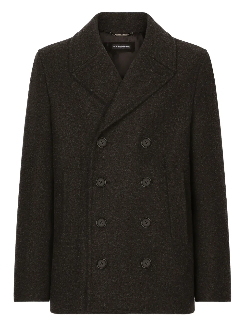 Dolce & Gabbana buttoned coat | Grey | Image 1