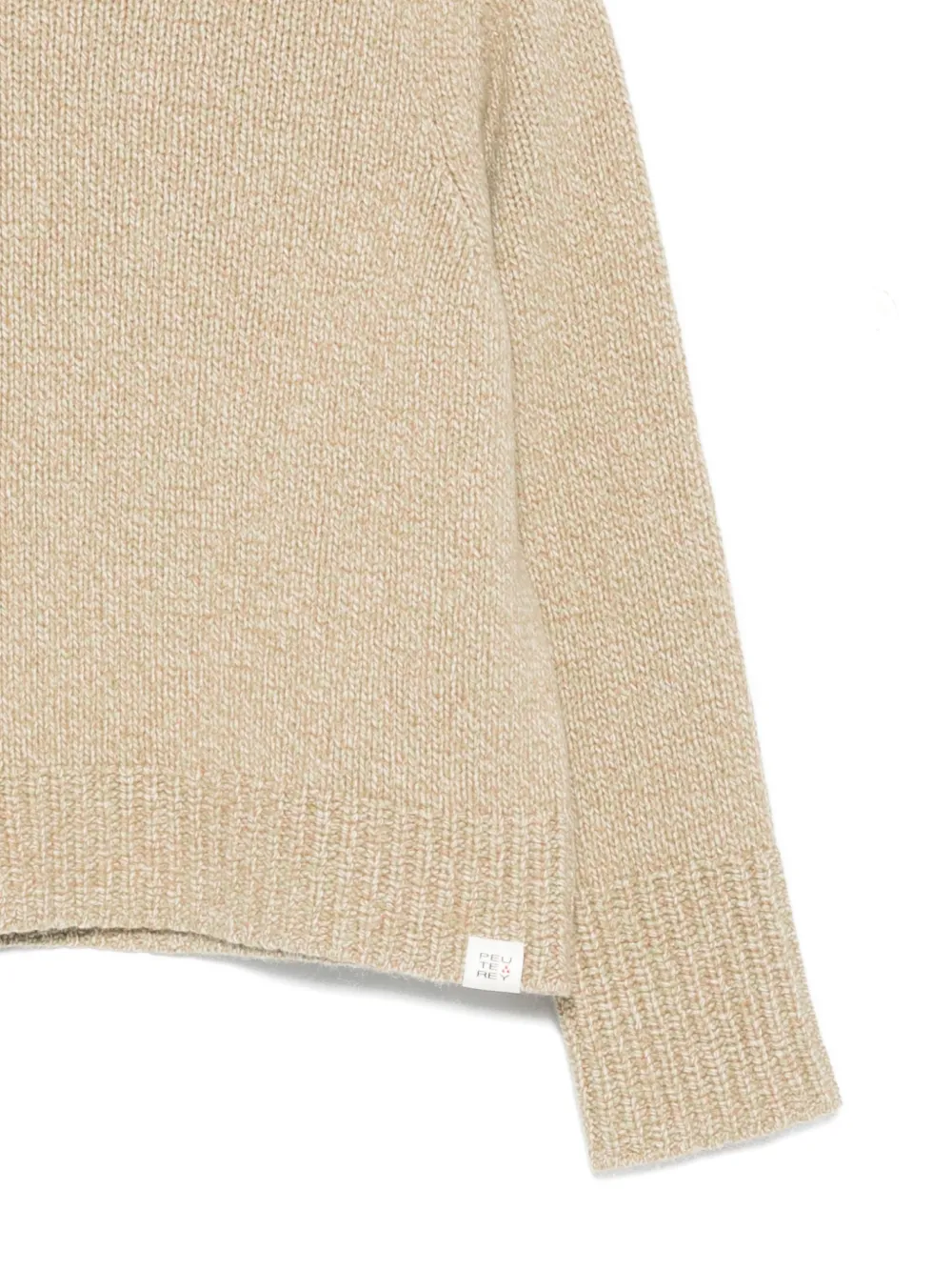 Peuterey Cashmere Blend Magritte Highneck Sweater In Green