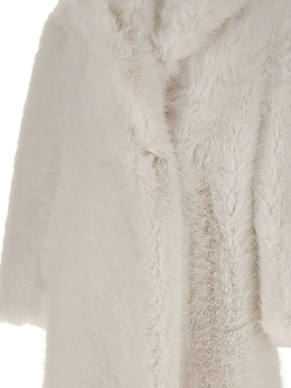 Bb Couture Hooded Coat In Neutral