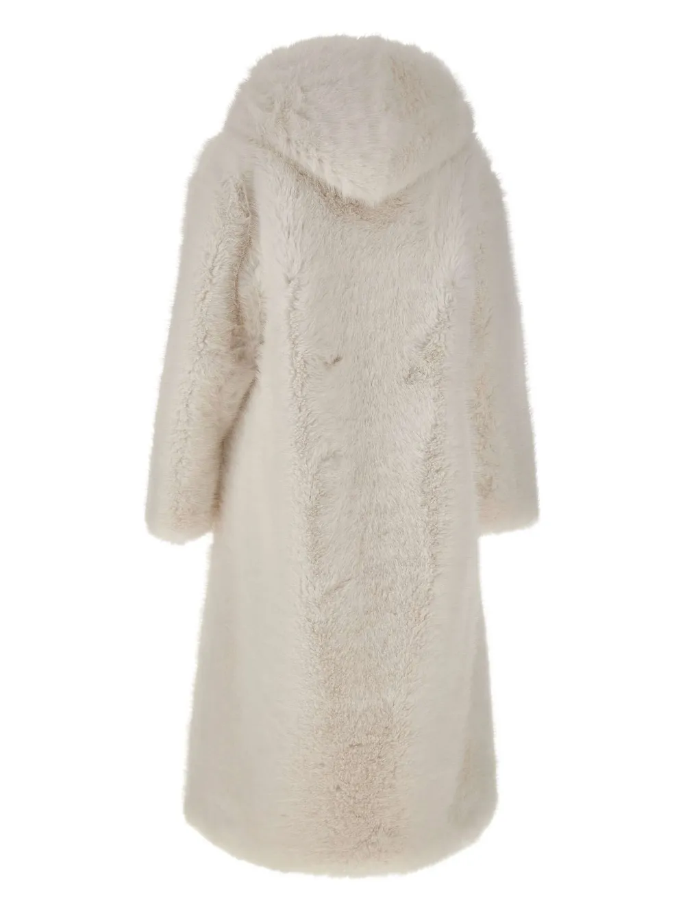 Bb Couture Hooded Coat In Neutral
