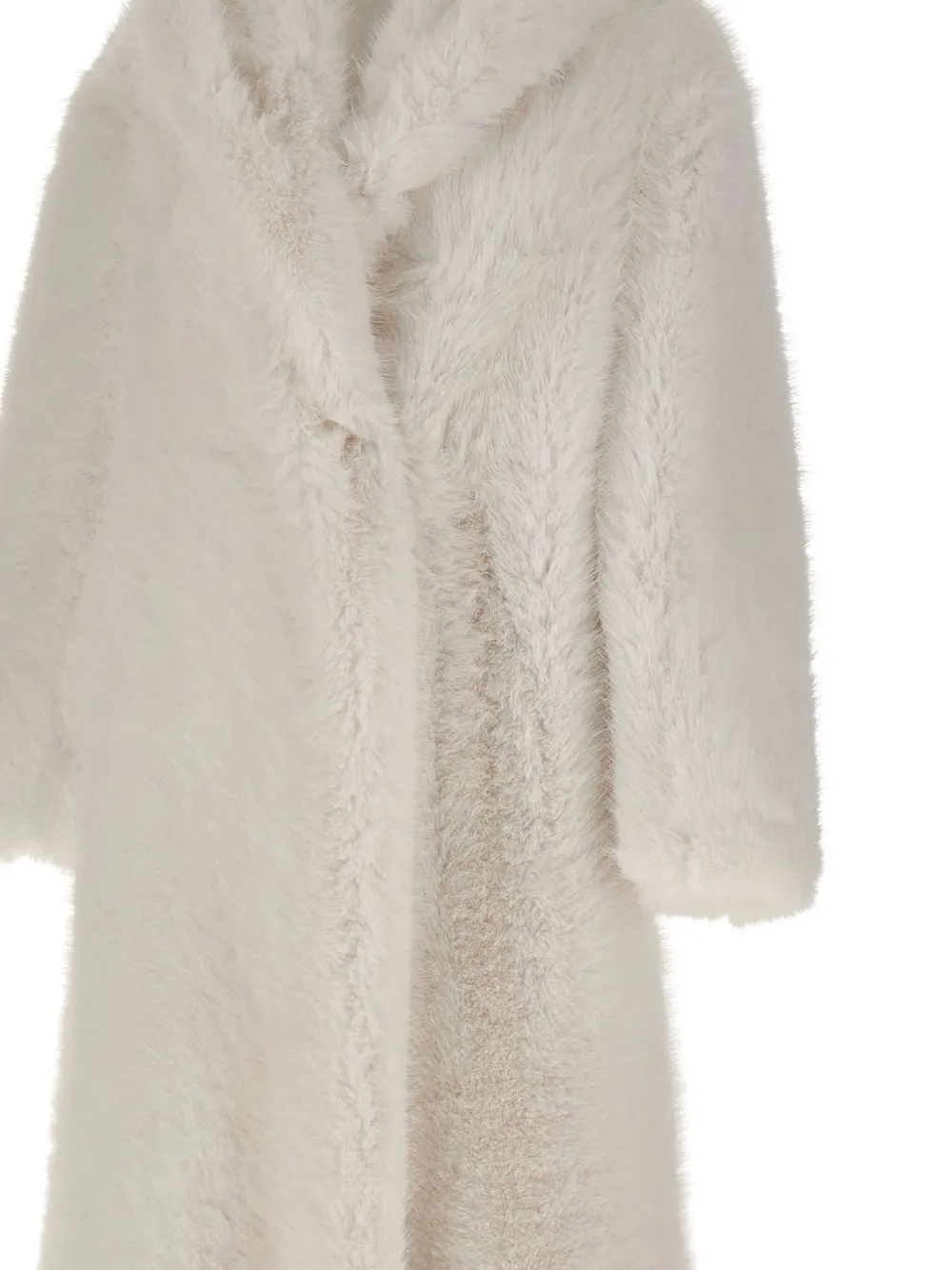 Bb Couture Hooded Coat In Neutral