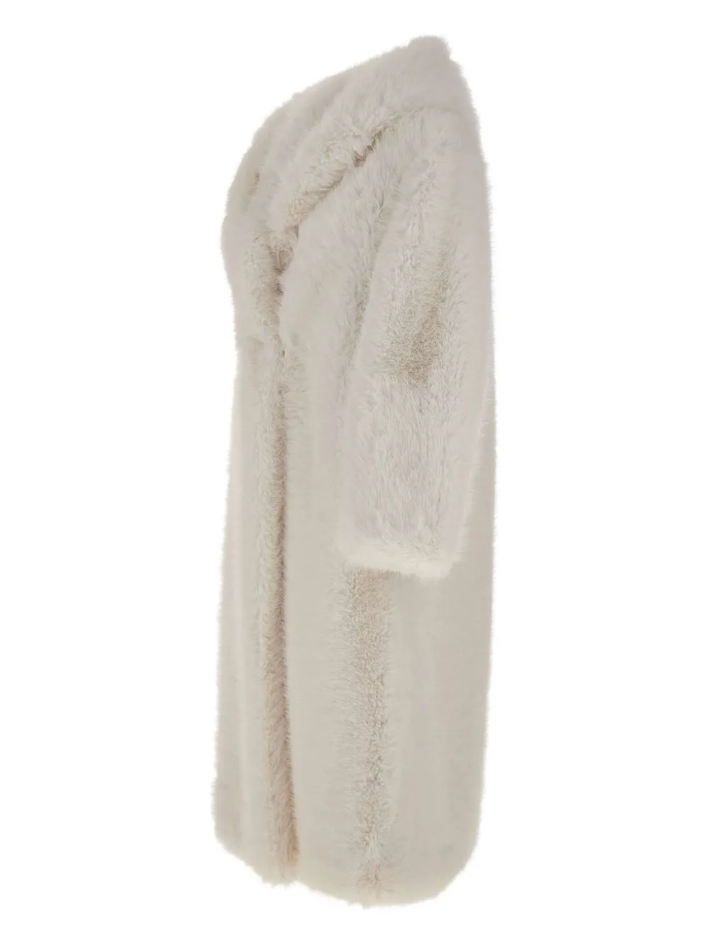 Bb Couture Hooded Coat In Neutral