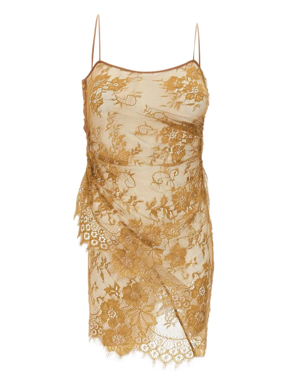 Jacques Lace Draped Top In Multi