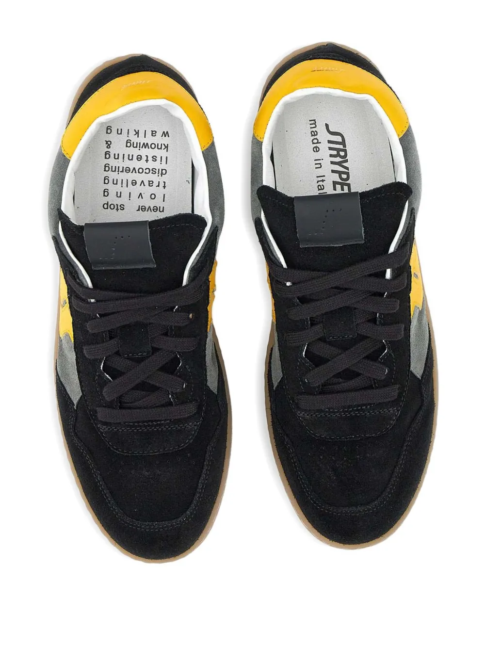 Strype Leather Sneakers In Multi