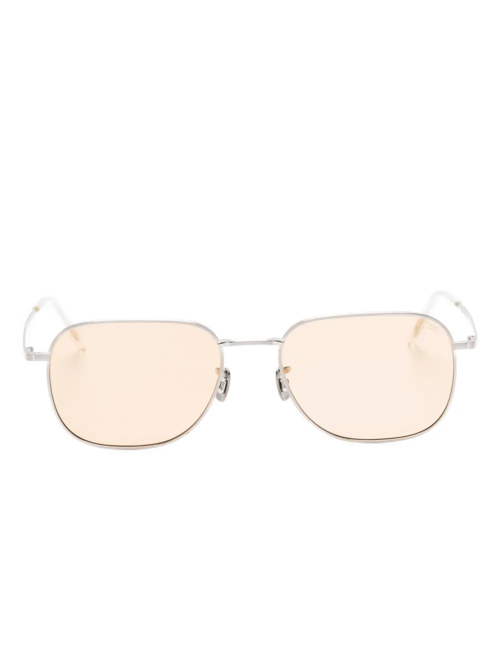 Eyevan7285 rectangle-frame sunglasses | Silver | Image 1