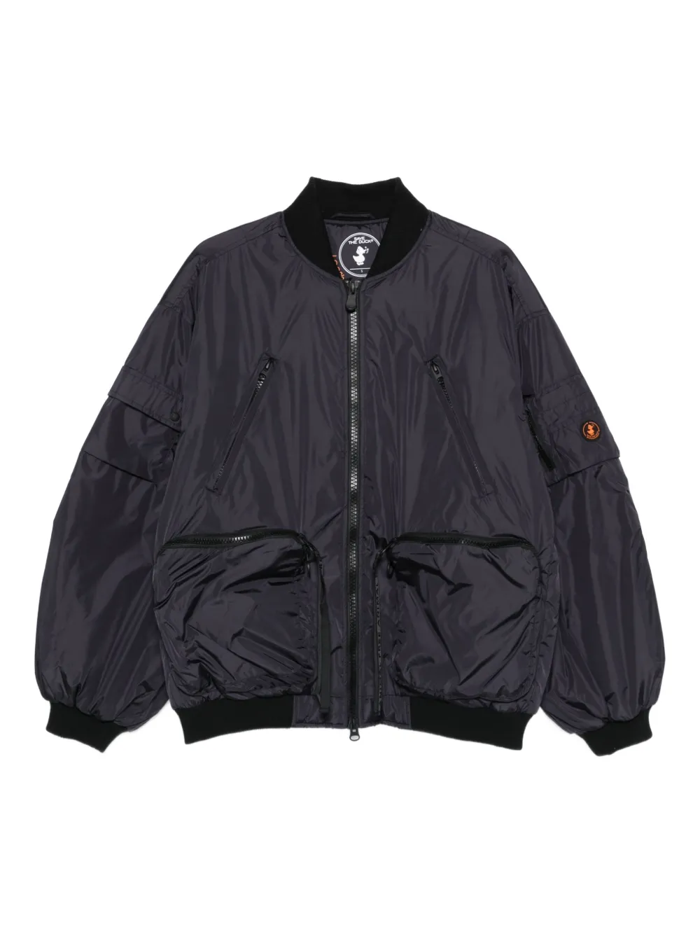 Save The Duck Zip Pockets Jacket In Black
