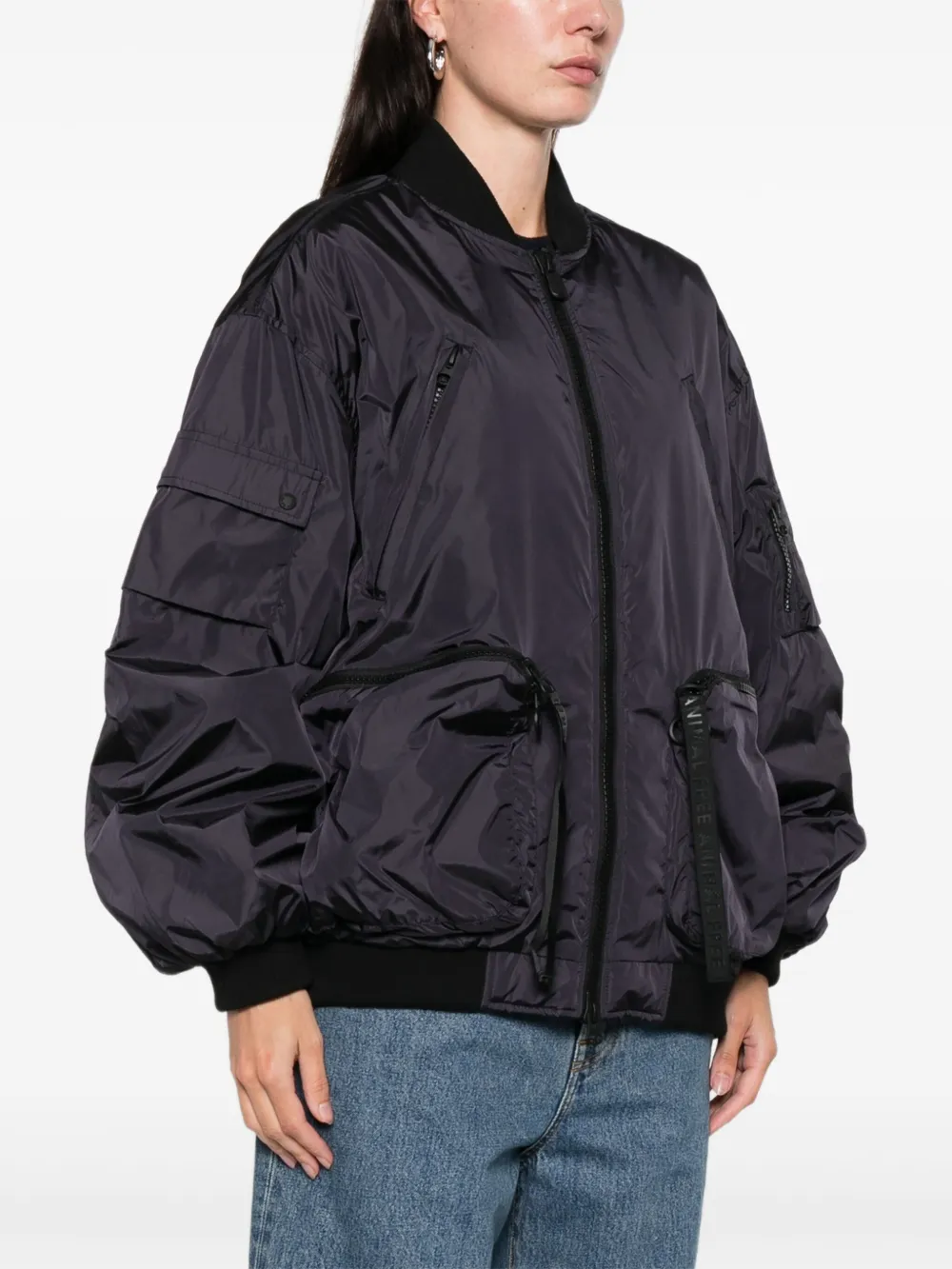 Save The Duck Zip Pockets Jacket In Black