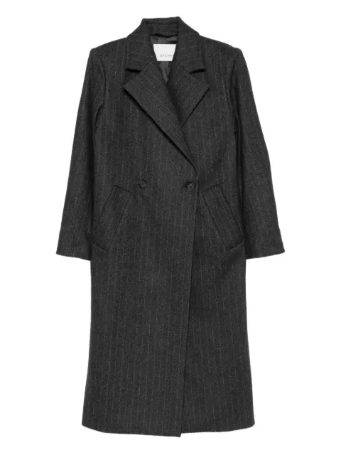 House Of Dagmar pinstripe double-breasted coat