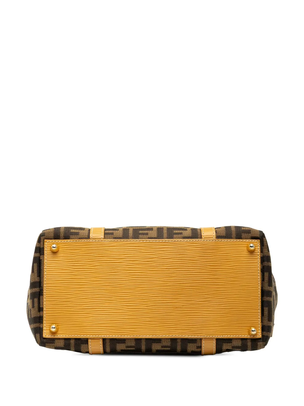 Pre-owned Fendi 20th Century Zucca Canvas Satchel In Brown