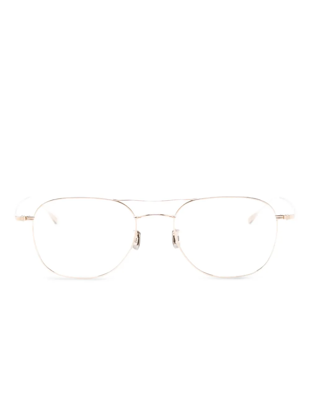 Eyevan7285 lunettes de vue à monture structurée | or | Image 1