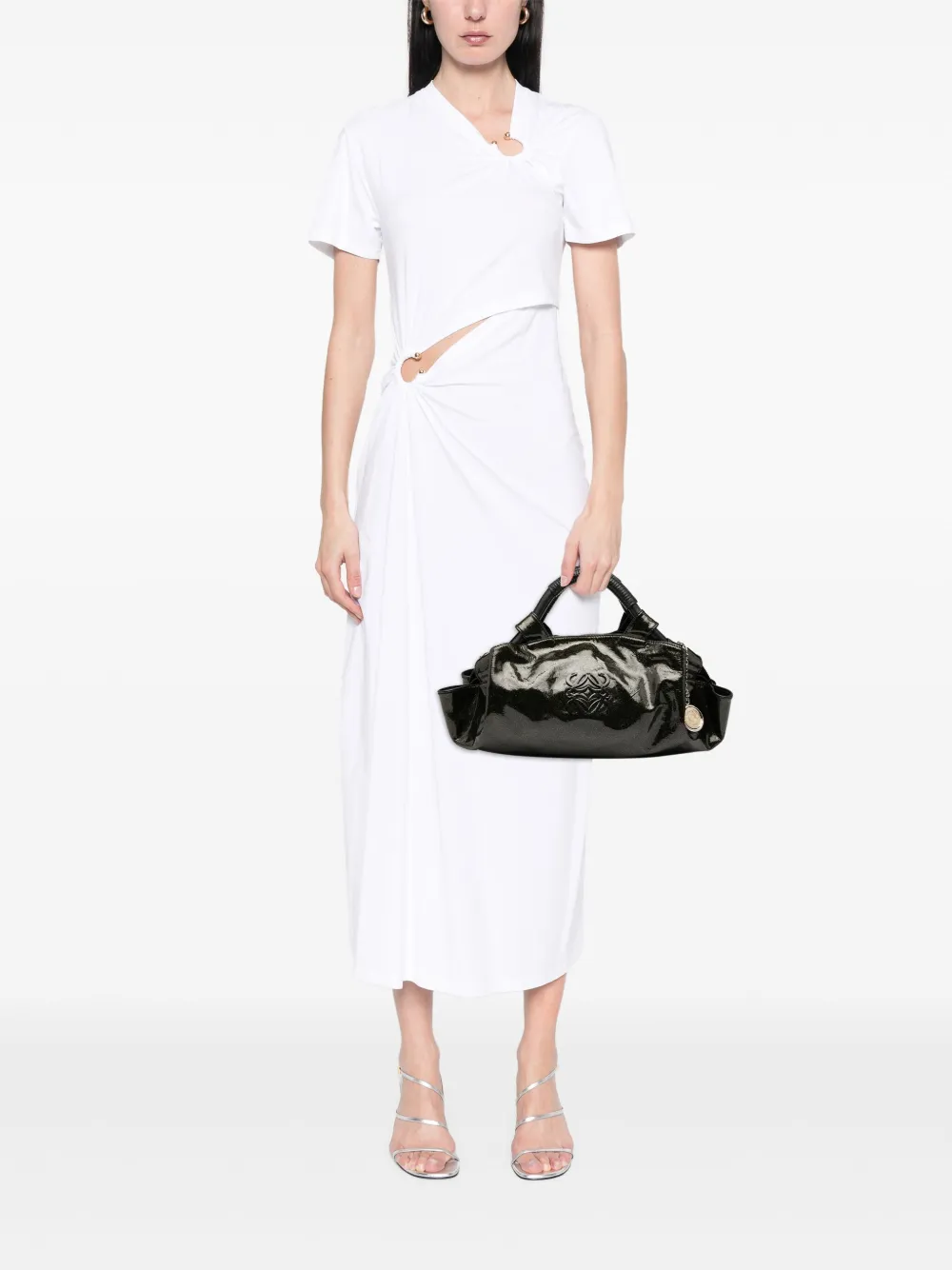 Loewe Pre-Owned 2000-2025 Patent Glitter Aire hobo bag | Pre-Owned | Image 2