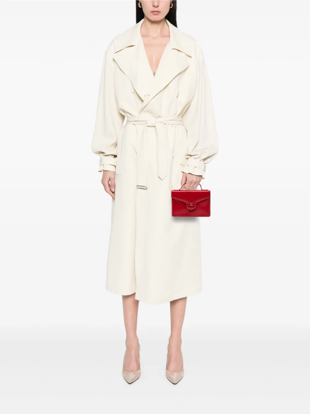 DIOR Pre-owned 1990-2010 Leather Handbag In Red