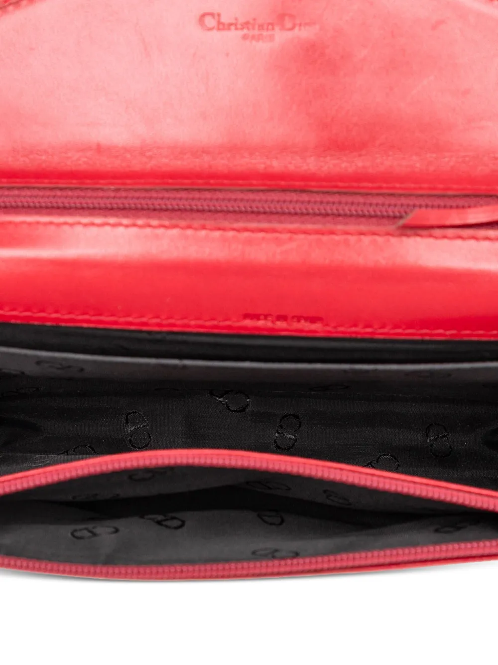 DIOR Pre-owned 1990-2010 Leather Handbag In Red