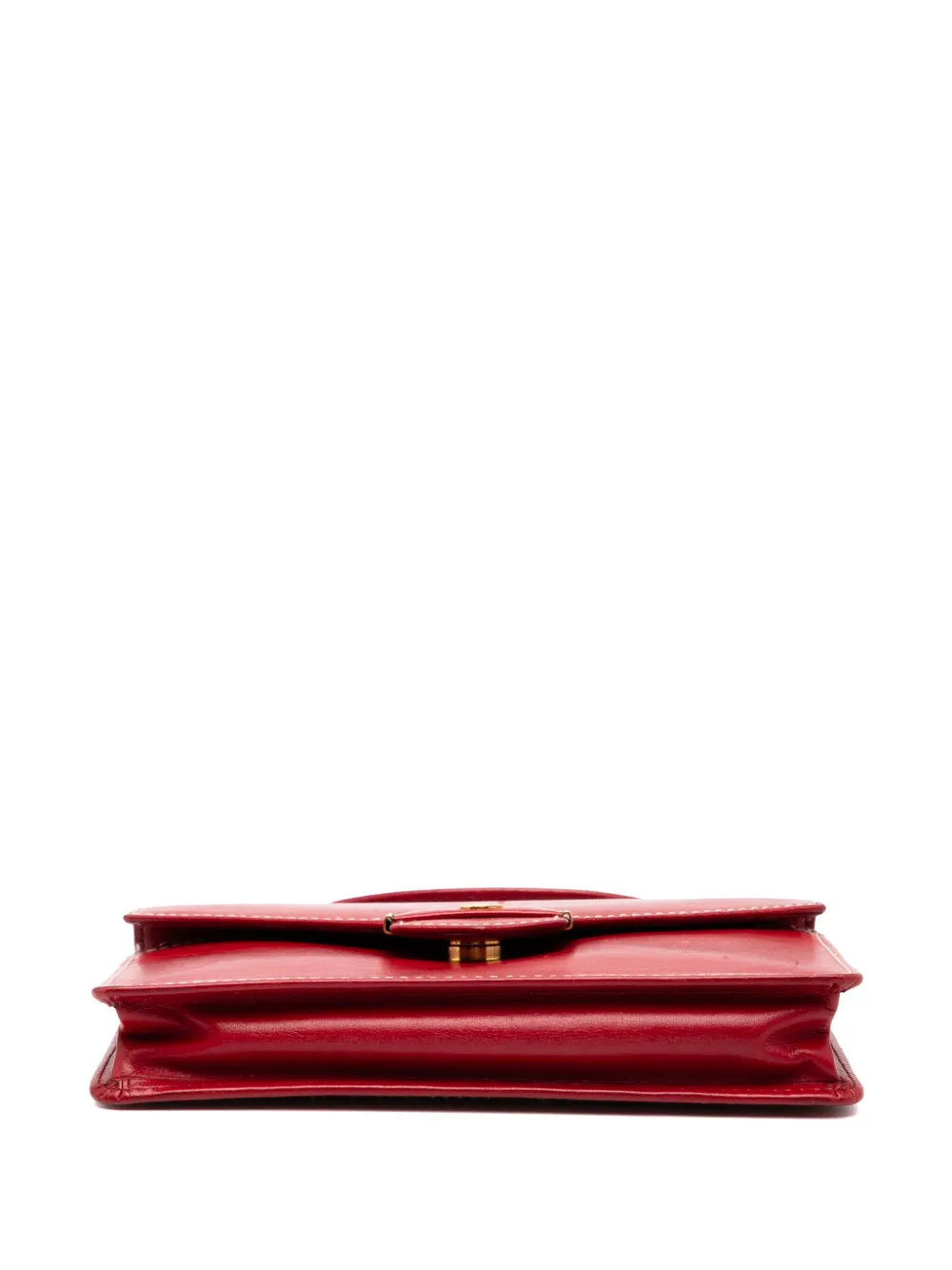 DIOR Pre-owned 1990-2010 Leather Handbag In Red