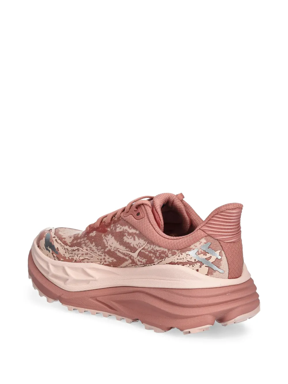 HOKA Stinson 7 sneakers met print Roze