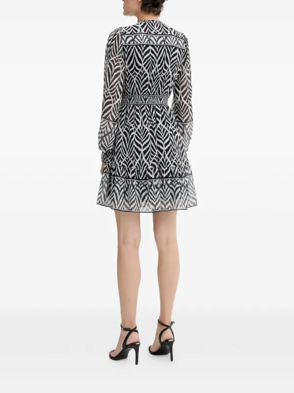 Hale Bob Nyra Printed Mini Dress - Black