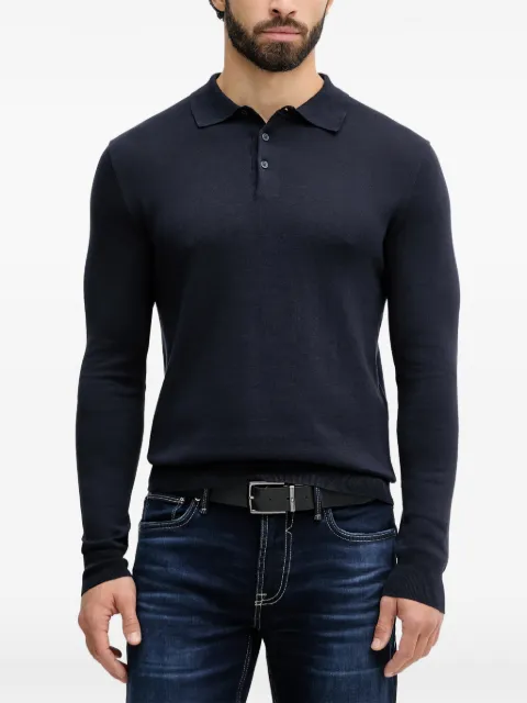 Hackett London long-sleeve polo shirt