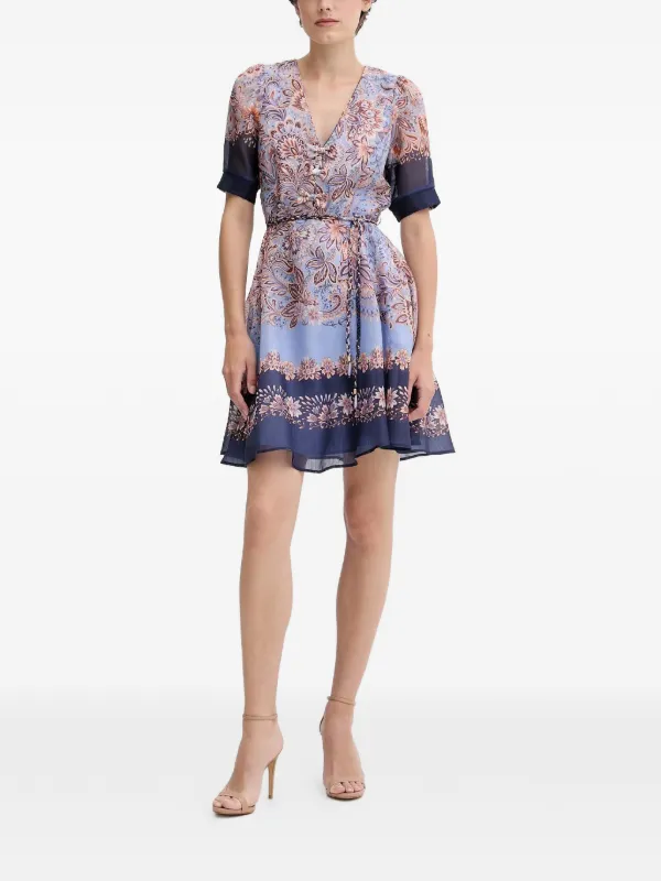 hale bob cocktail dresses Talora Solid Silk Dress by Hale Bob at THE MILE