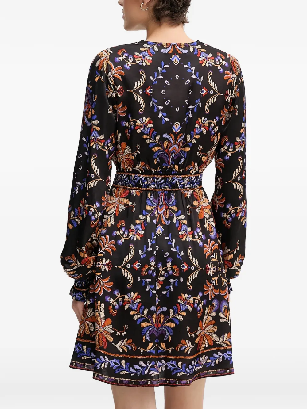 Ella Floral V-Neck Dress
