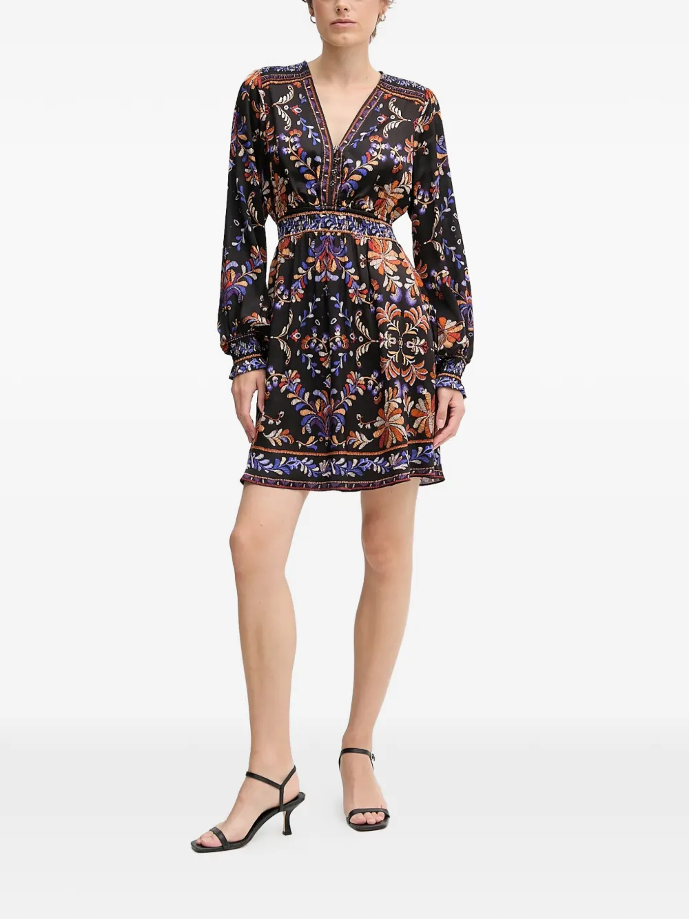 Ella Floral V-Neck Dress