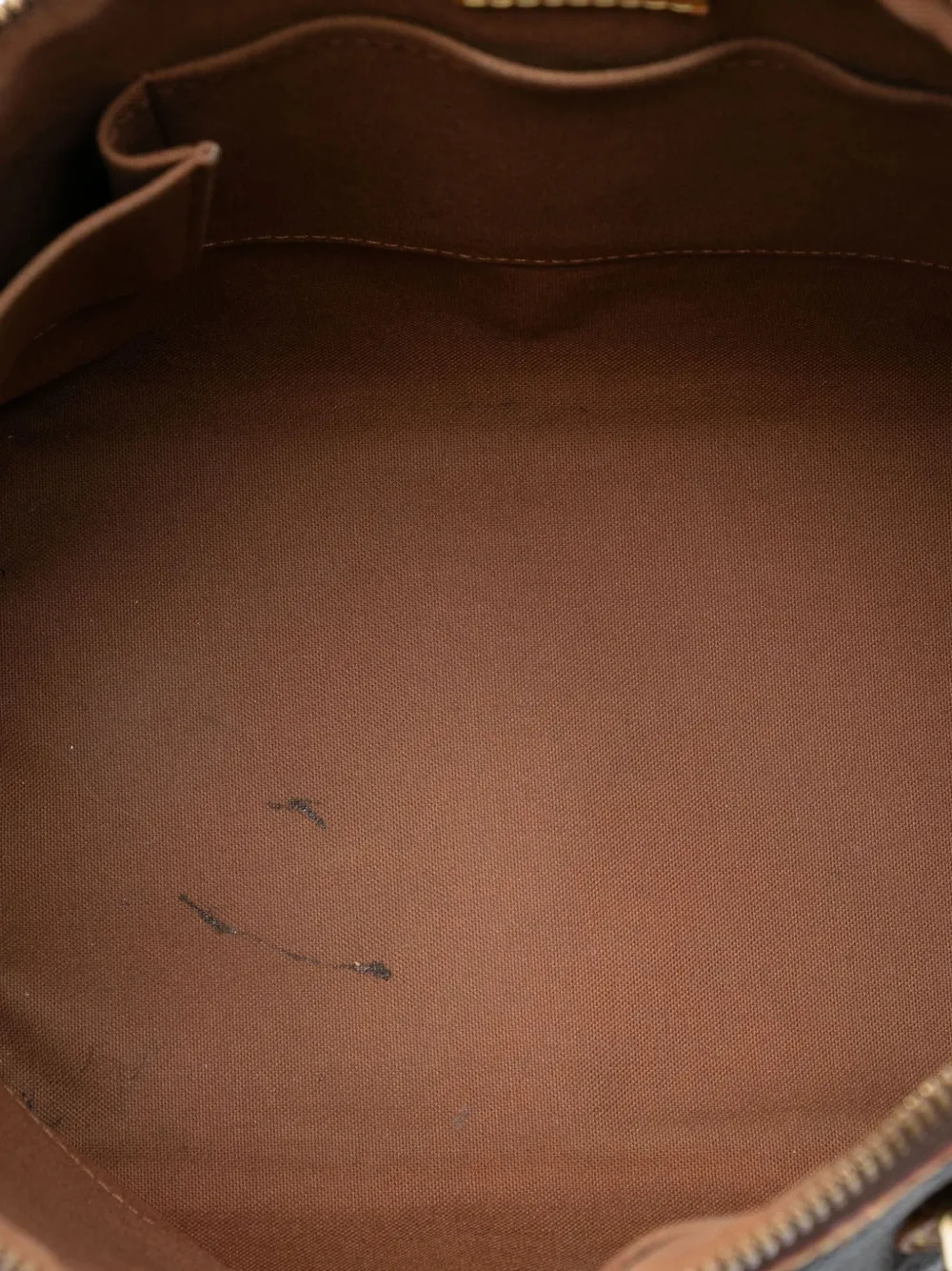 Pre-owned Louis Vuitton 2010 Monogram Palermo Pm Satchel In Brown