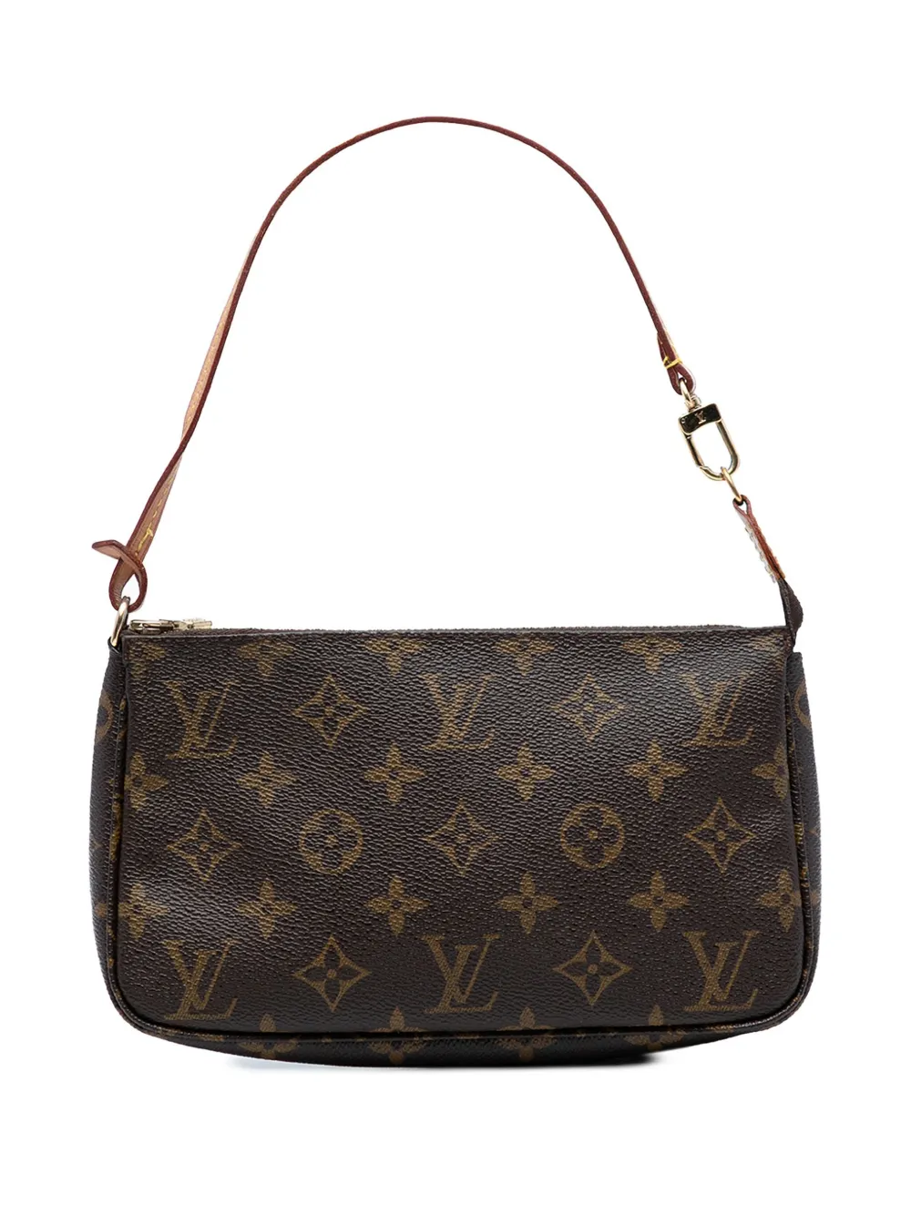 Louis Vuitton Pre-Owned 1996 ポシェット アクセソワール モノグラム ショルダーバッグ - ブラウン Louis Vuitton Pre-Owned 1996 ポシェット アクセソワール モノグラム ショルダーバッグ - ブラウン