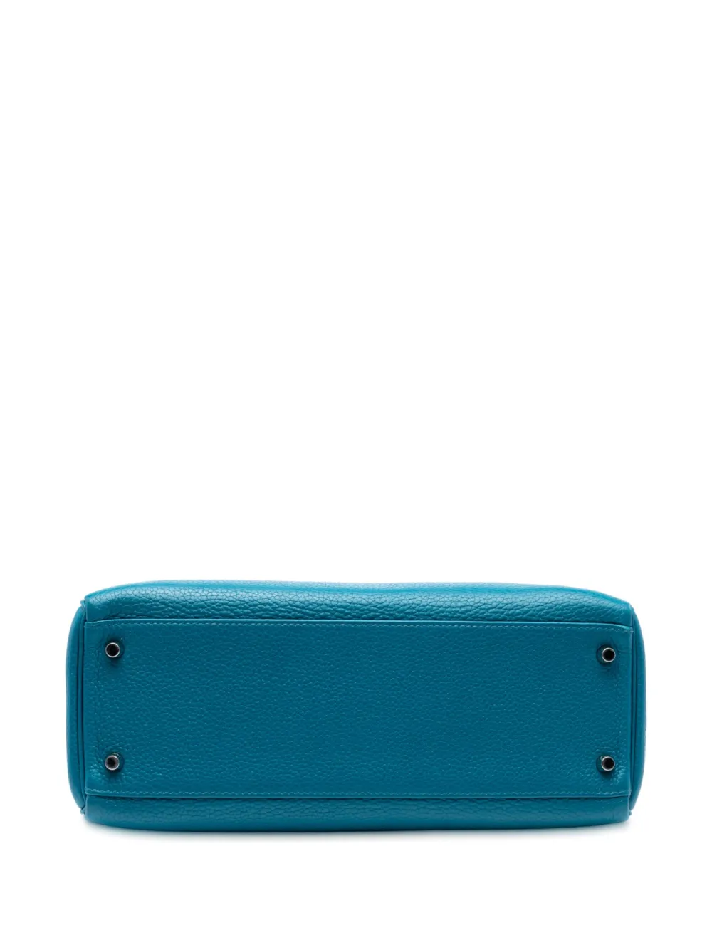 Pre-owned Hermes 2013 Togo Amazon Kelly Ii Retourne 32 Satchel In Blue