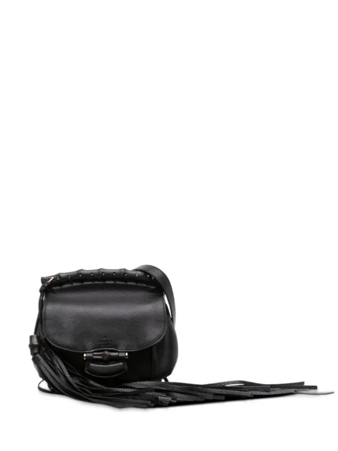 Gucci Pre-Owned 2016-2025 Small Leather Bamboo Nouveau Fringe crossbody bag