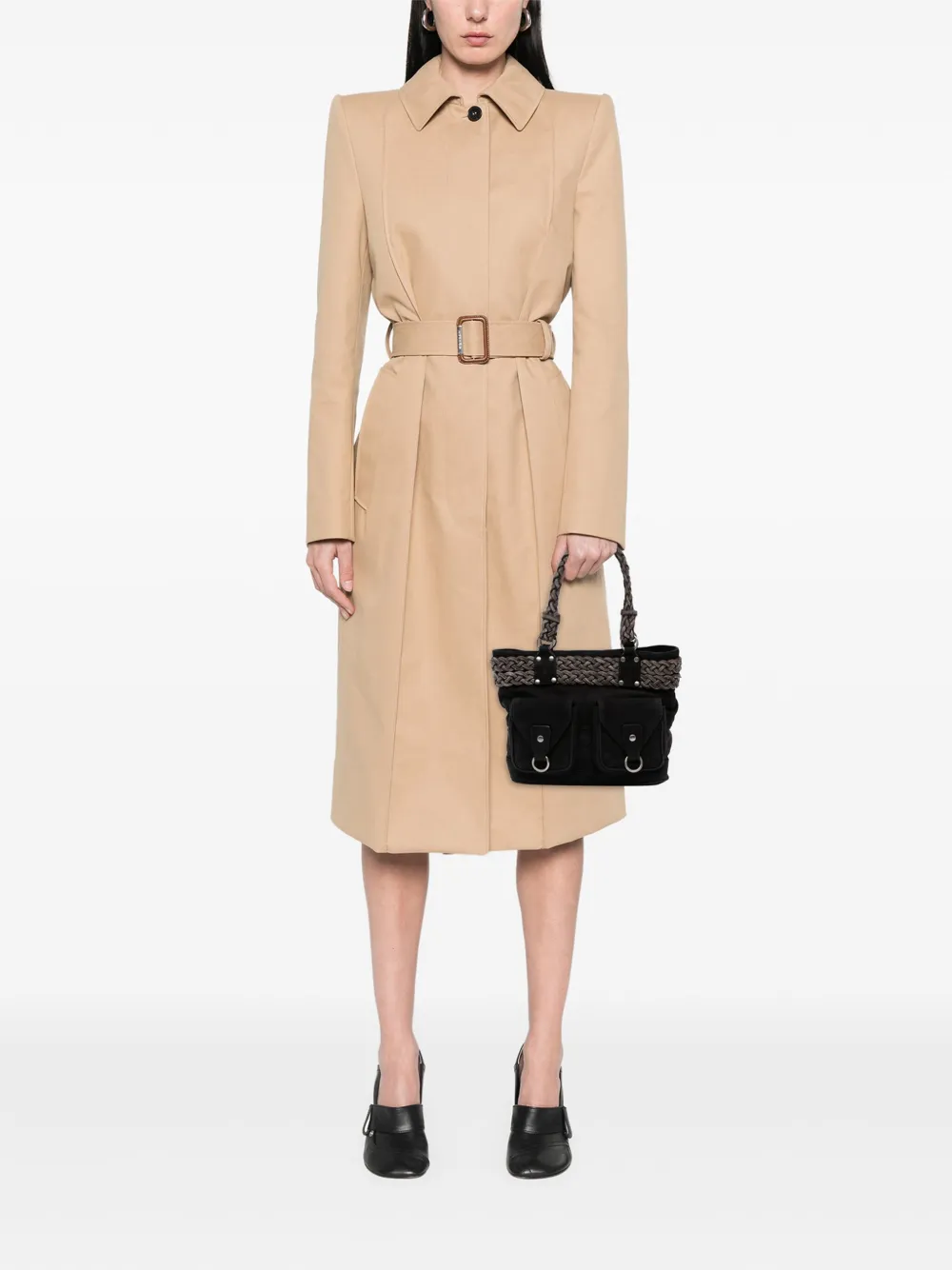 Loewe Pre-Owned 2010-2025 Suede Braided Chain Pocket tote bag | Pre-Owned | Image 2