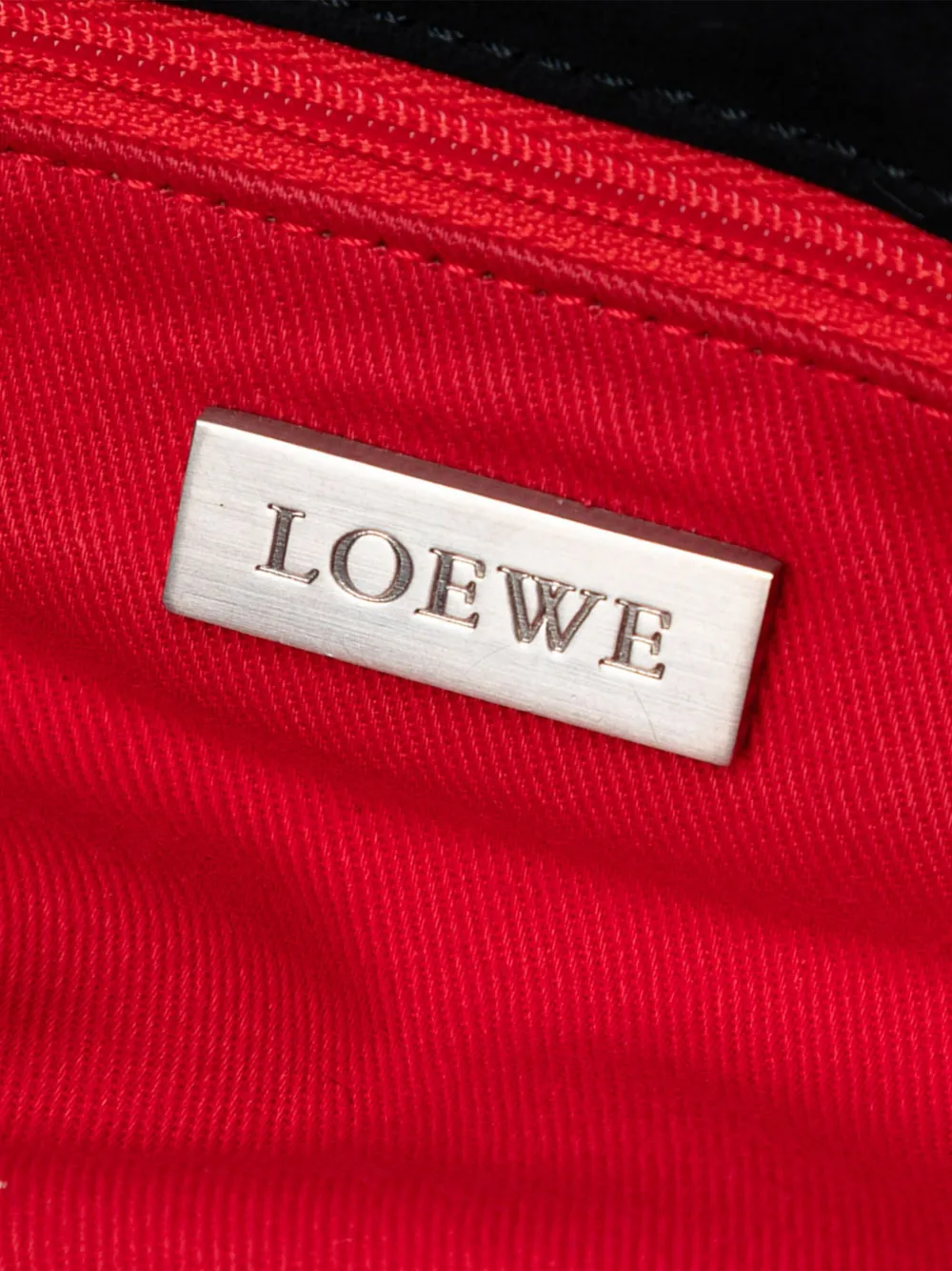 Loewe Pre-Owned 2010-2025 スエード ブレイドチェーン ポケット