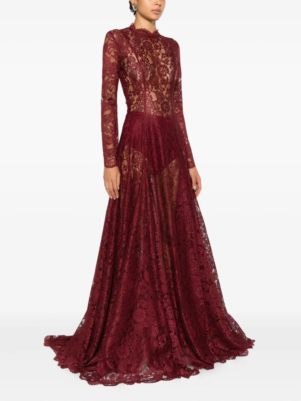 Miau By Clara Rotescu Inara Maxi Dress In Red