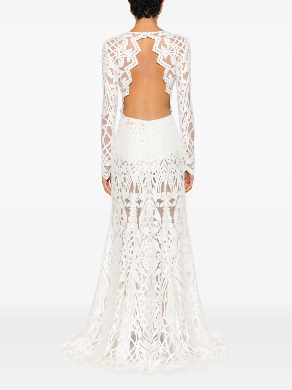 Miau By Clara Rotescu Epiphany Maxi Dress In White