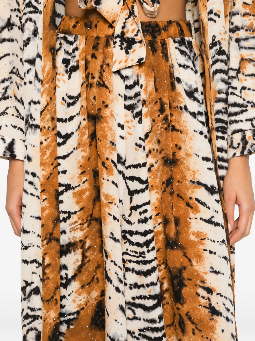 Miau By Clara Rotescu Animal-print All In One In Multi