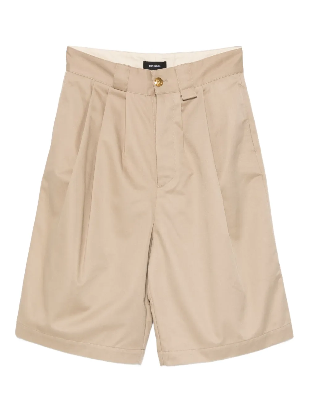 Willy Chavarria pleated shorts | Neutrals | Image 1