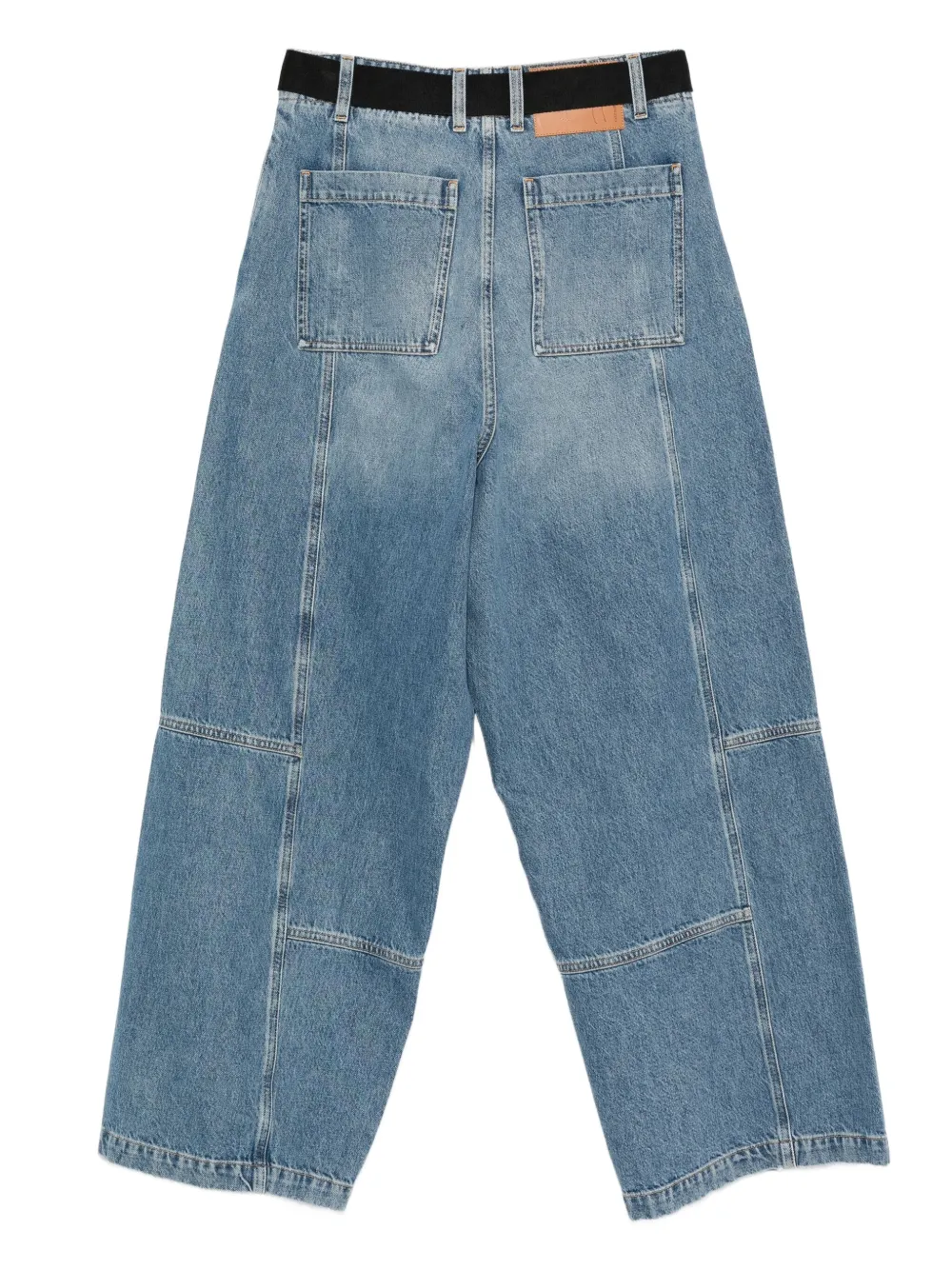 Plan C Jeans met ceintuur - Blauw