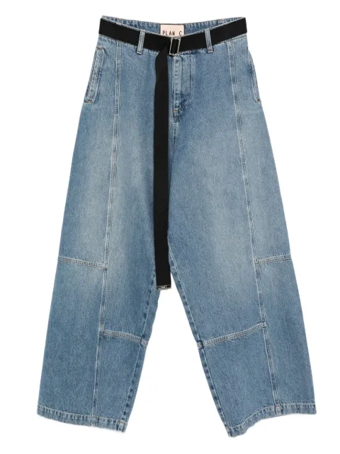Plan C belted jeans