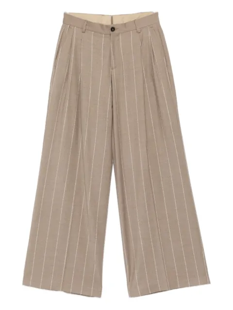 LUIGI BIANCHI MANTOVA striped-pattern tailored trousers
