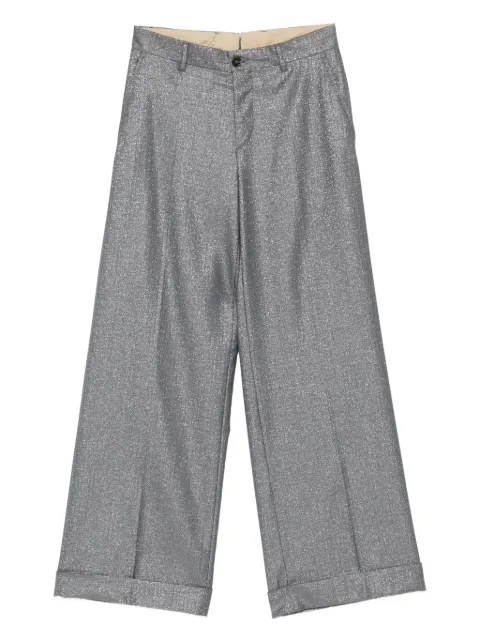LUIGI BIANCHI MANTOVA glitter-embellishment tailored trousers