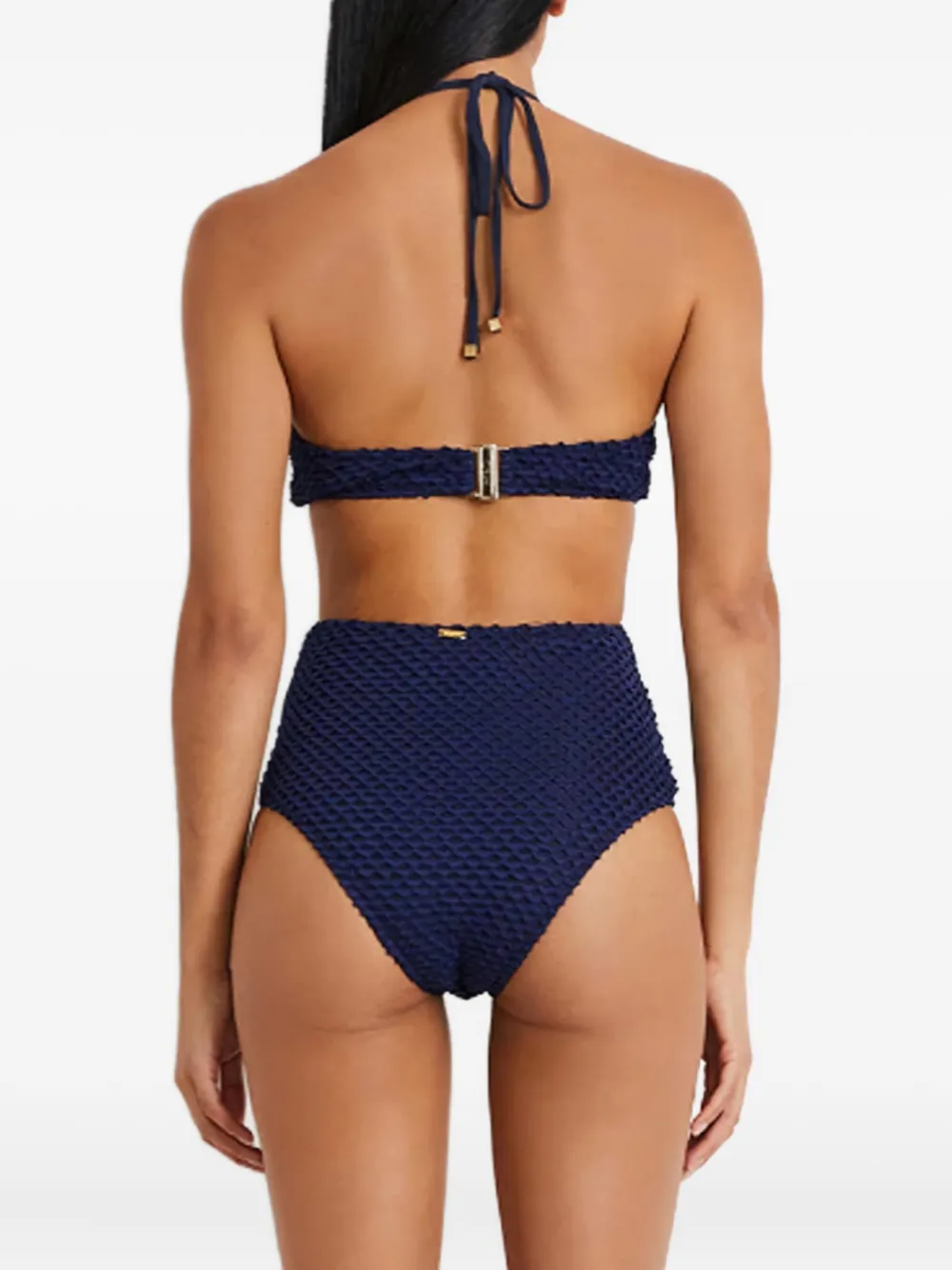 Patbo Fringed Beaded Swimsuit In Blue