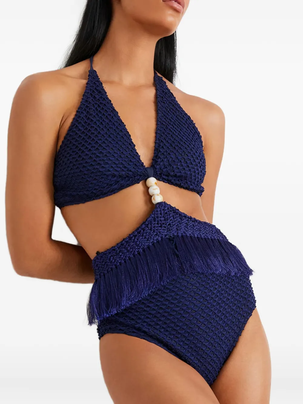 PatBO fringed beaded swimsuit | Bikinis | Image 2