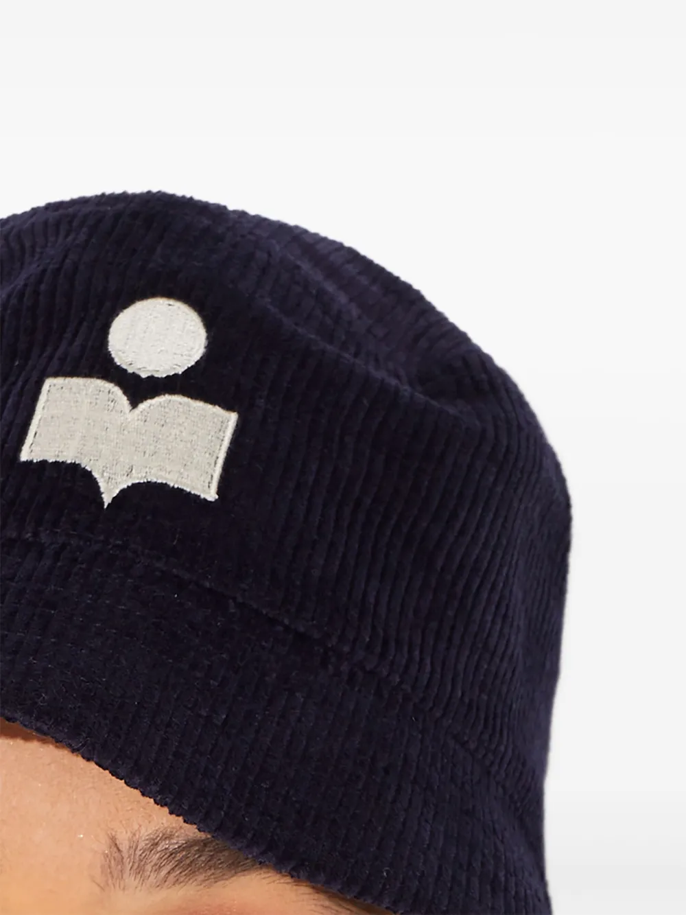 ISABEL MARANT Vissershoed met geborduurd logo Blauw